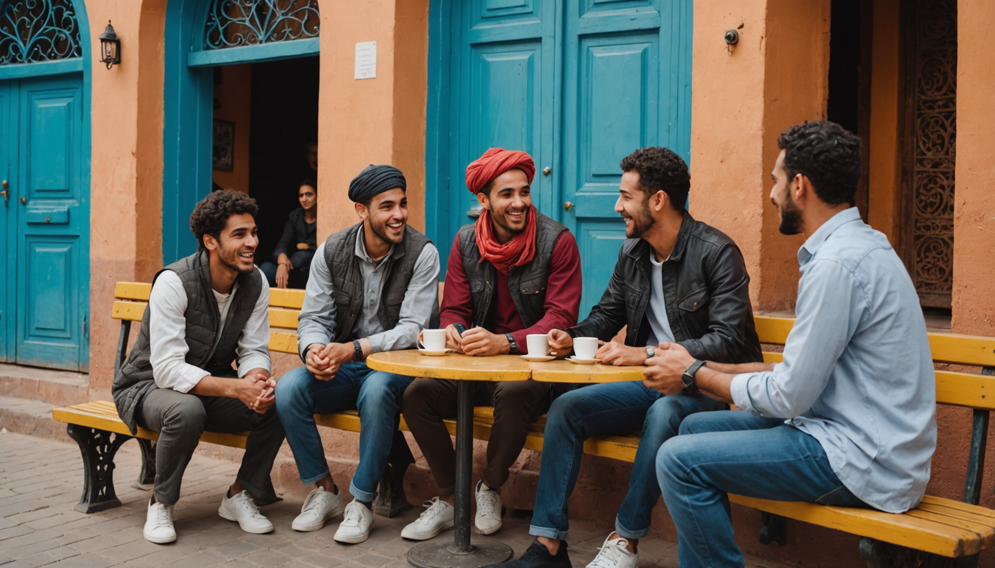 Illustration : avec les jeunes, vous pouvez vous permettre un — maîtriser le darija : 7 conseils simples avant de partir au maroc