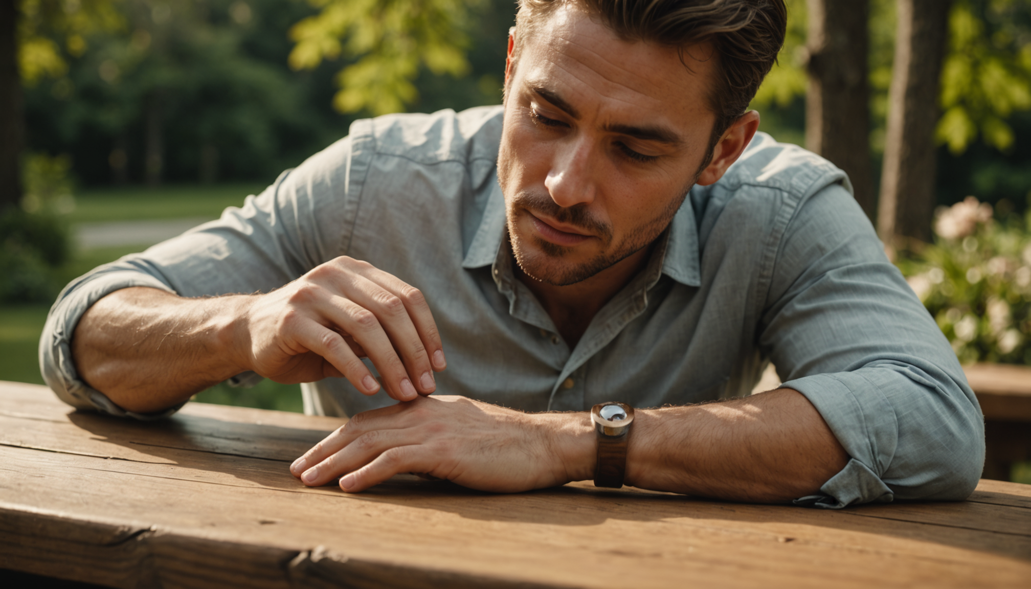 Illustration : en bois devient alors un véritable témoin de — bagues en bois pour homme : l'alliance parfaite entre nature et élégance moderne