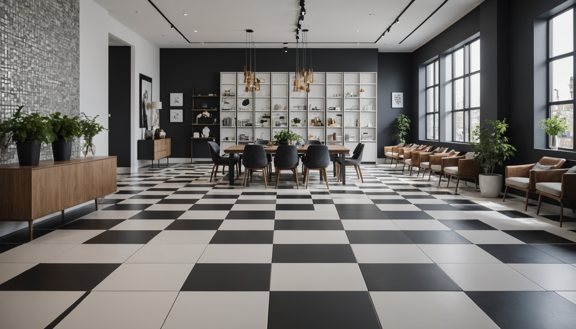 Illustration : « la transformation de notre showroom avec des — solutions innovantes pour vos sols : efficacité et style garantis