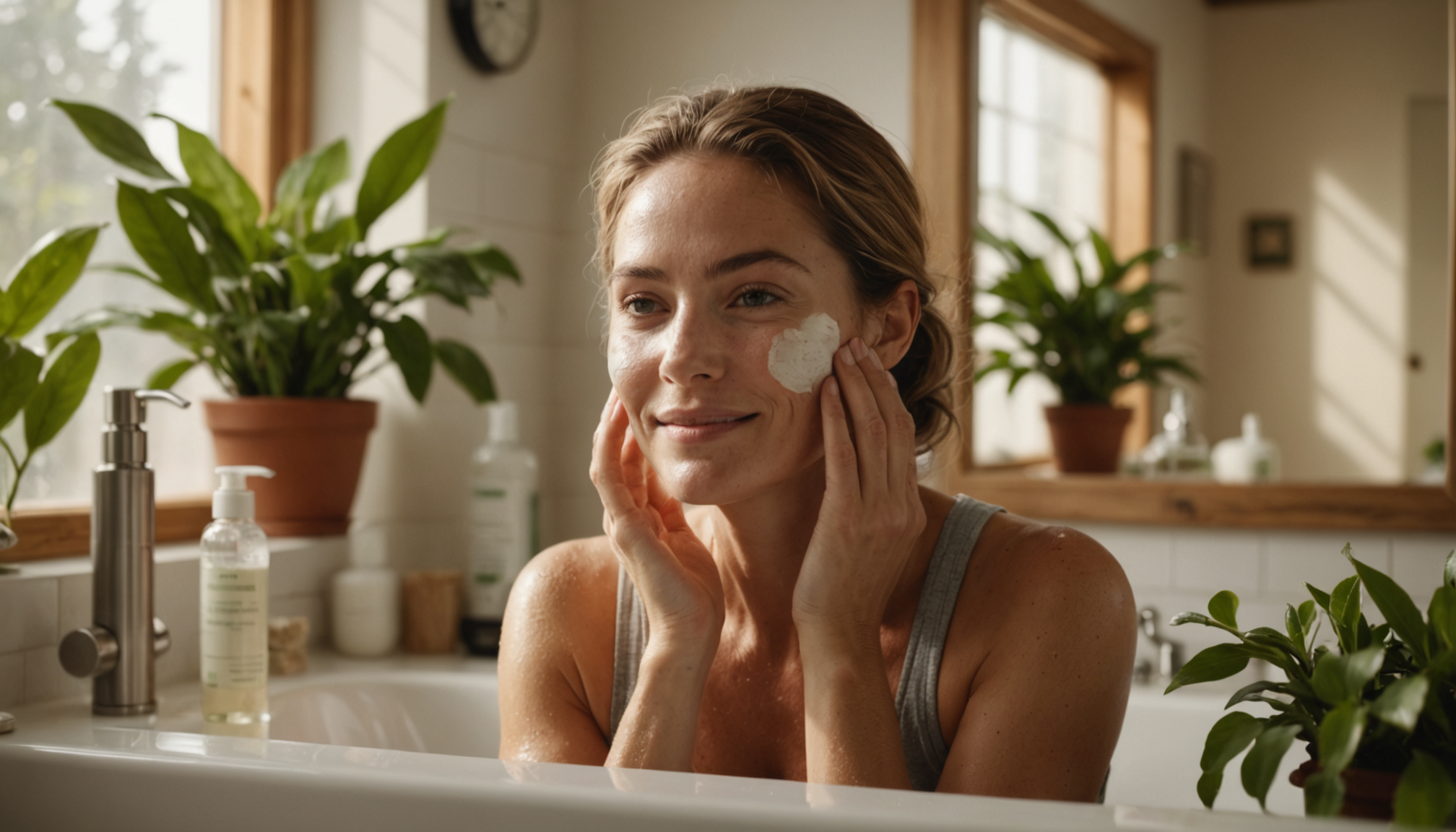 Illustration : deux grandes familles d'exfoliants existent : les exfoliants — 7 astuces pour une peau éclatante et un esprit serein