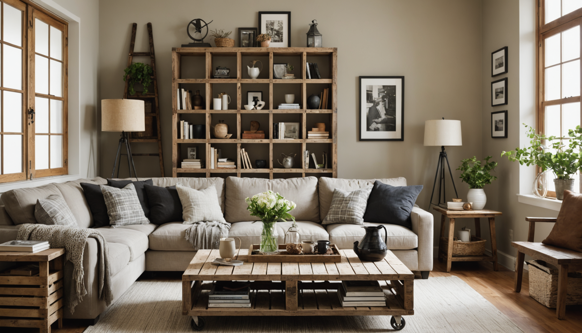 rafraîchissez votre espace avec des idées simples et créatives — les matériaux de récupération offrent des possibilités infinies.