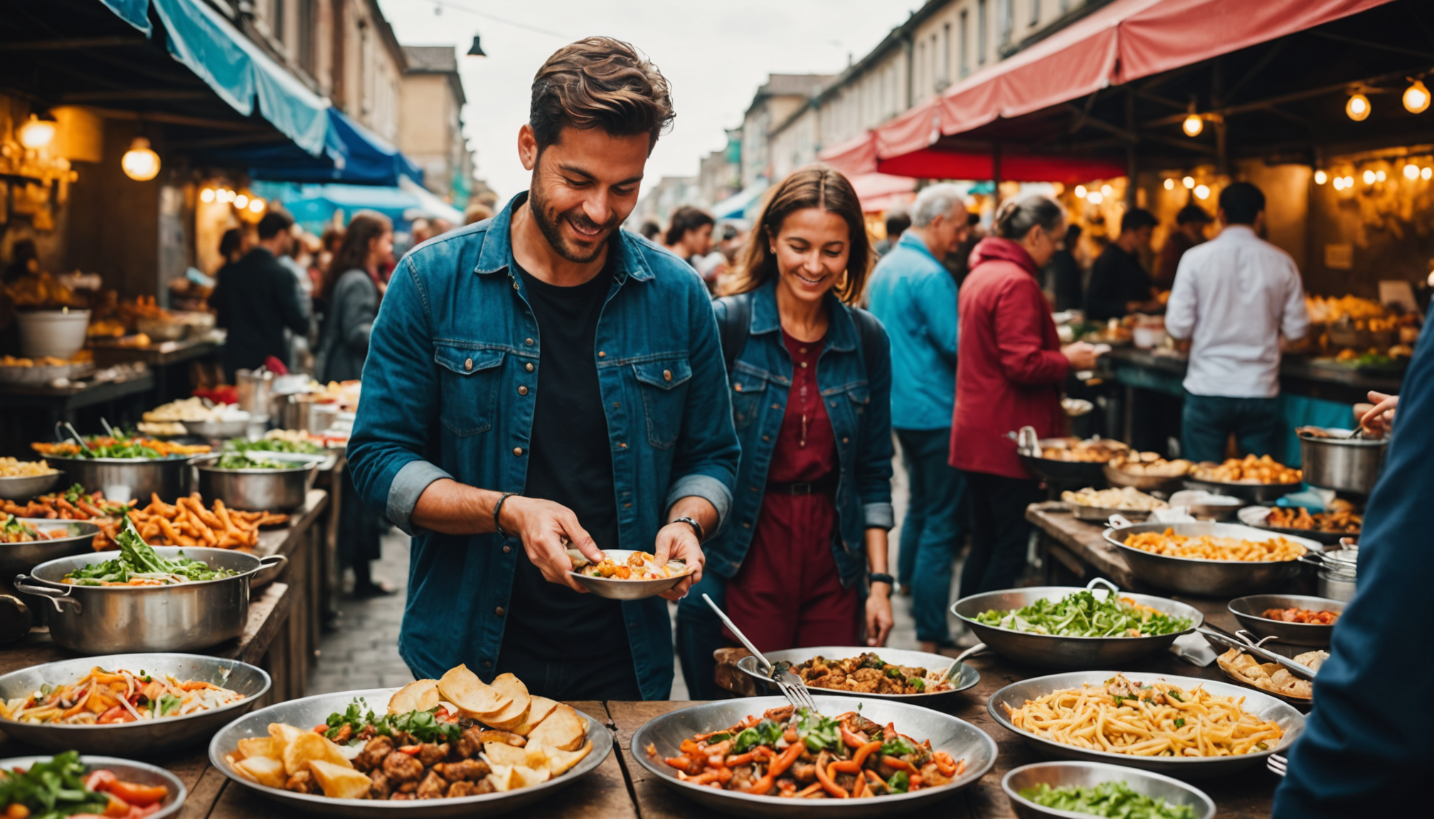 Illustration : la vraie richesse d'un voyage gourmand ne se — voyager avec gourmandise : une aventure culinaire unique