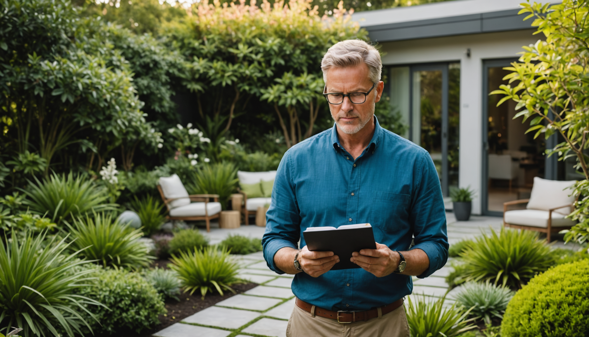 Illustration : techniques et philosophiques, l'observation des équilibres naturels guide — éclats de nature et élégance : l'art du jardin moderne
