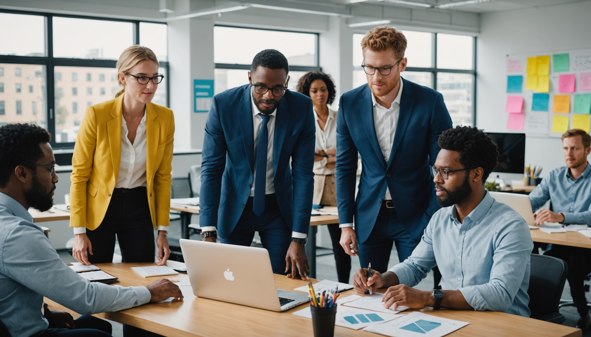 Illustration : toutefois, ce modèle exige une adaptation des pratiques — innover pour réussir : l'avenir des entreprises modernes