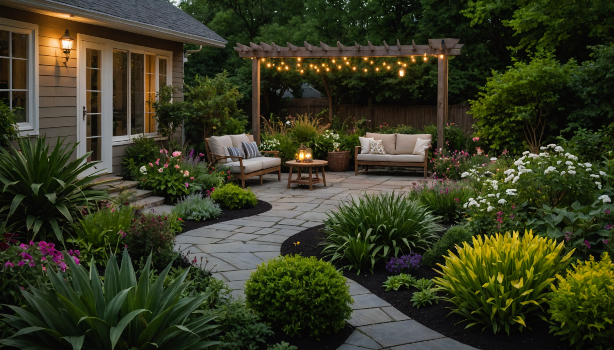 Illustration : respectez la faune nocturne en évitant l'éclairage excessif — aménagez votre espace vert : 7 astuces pour un jardin de rêve