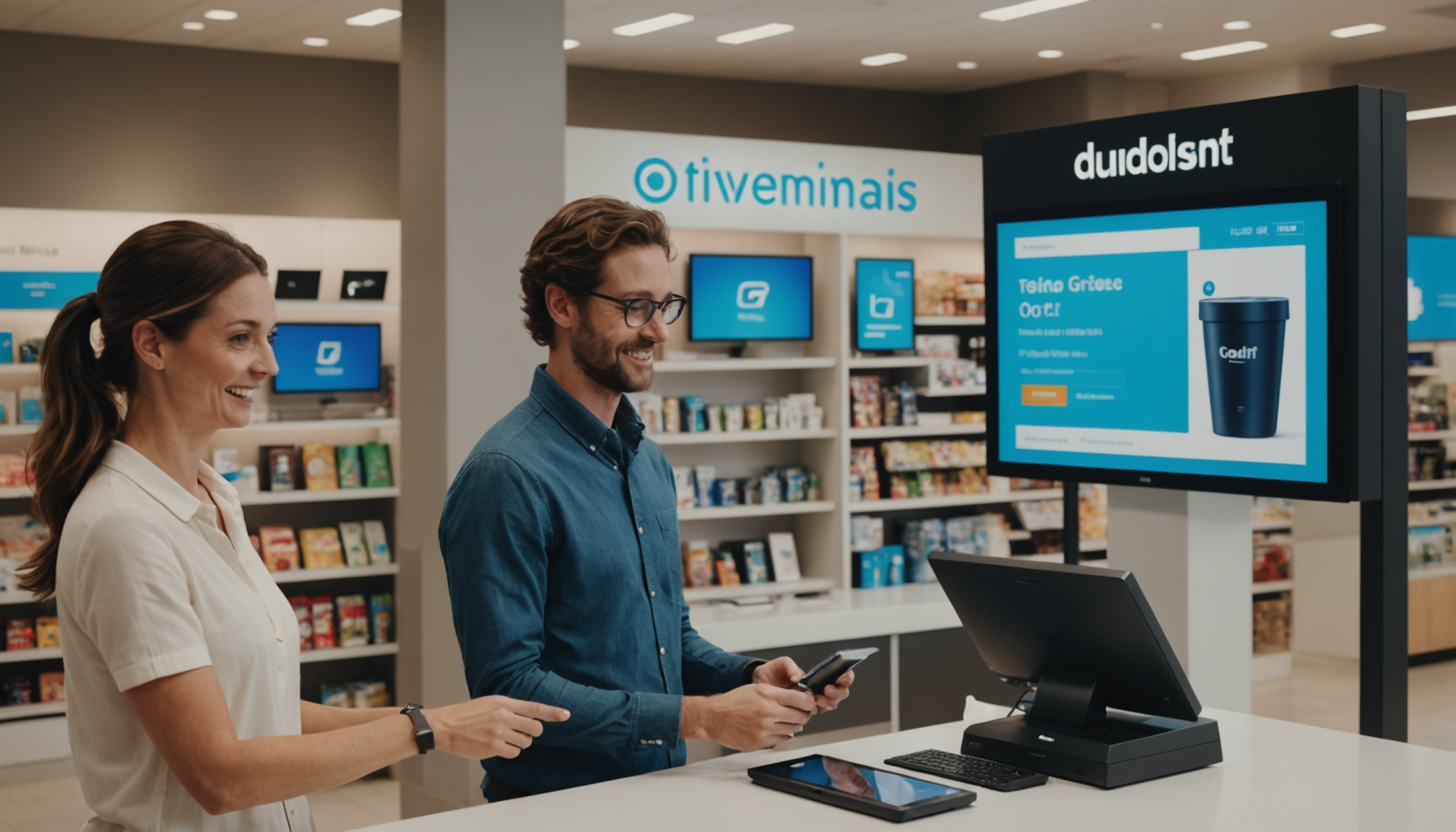 Illustration : le click-and-collect symbolise cette fusion réussie : commande — innovation et tradition : le duel du business high tech
