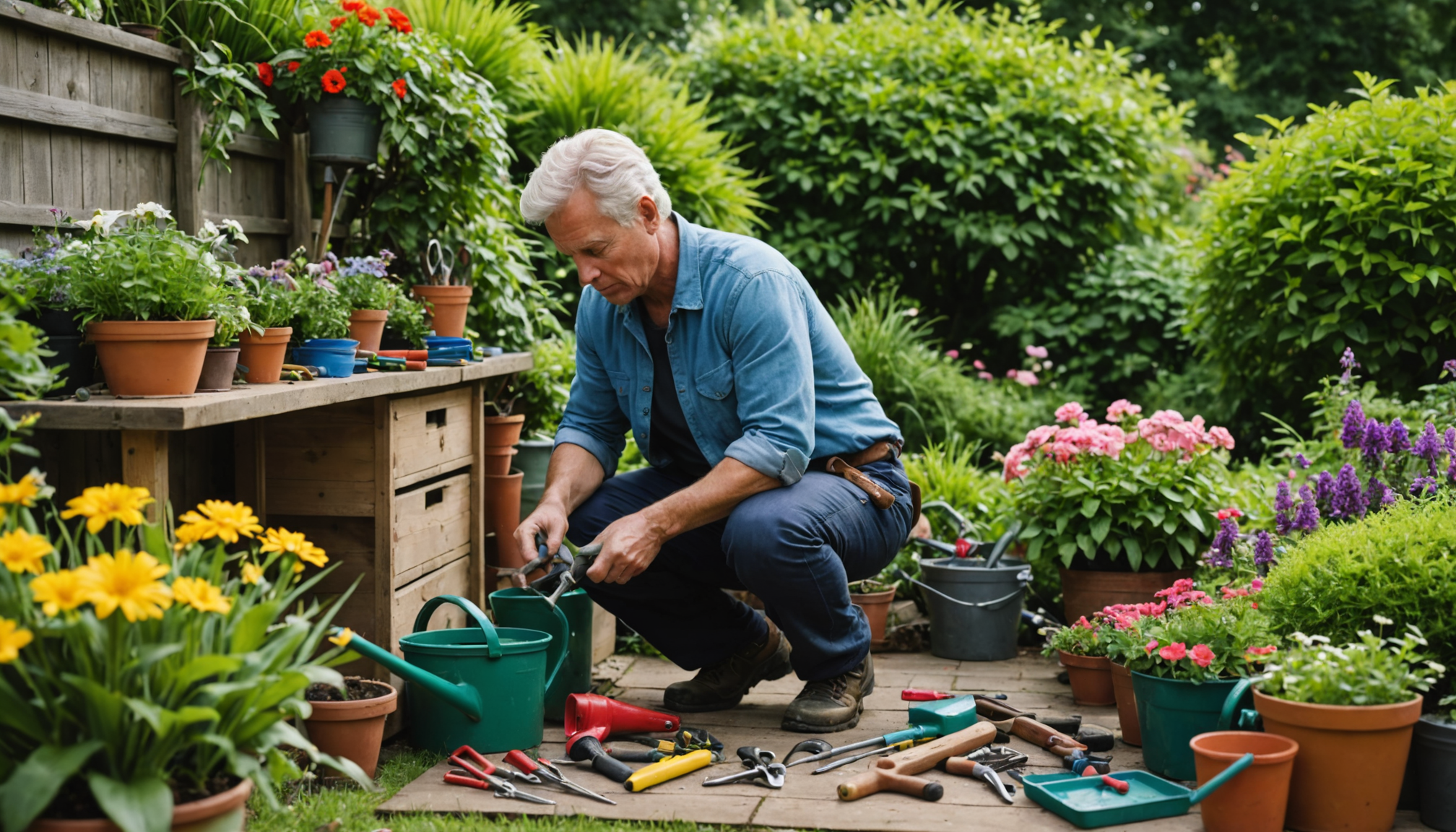 Illustration : contrôlez mensuellement tous les points de fixation de — ce que personne ne dit sur l'entretien des outils de jardinage