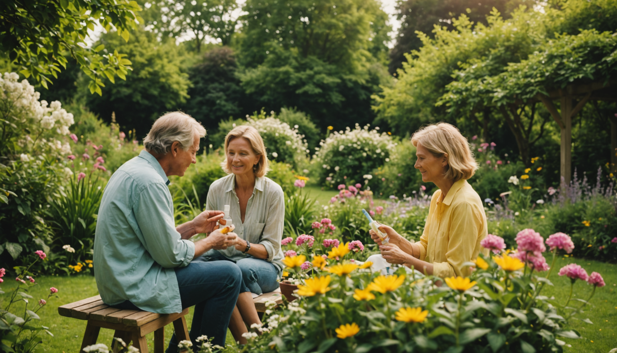 Illustration : les parfums, les crèmes solaires parfumées et les — guêpes dans le jardin : comment les éloigner sans risquer la piqûre