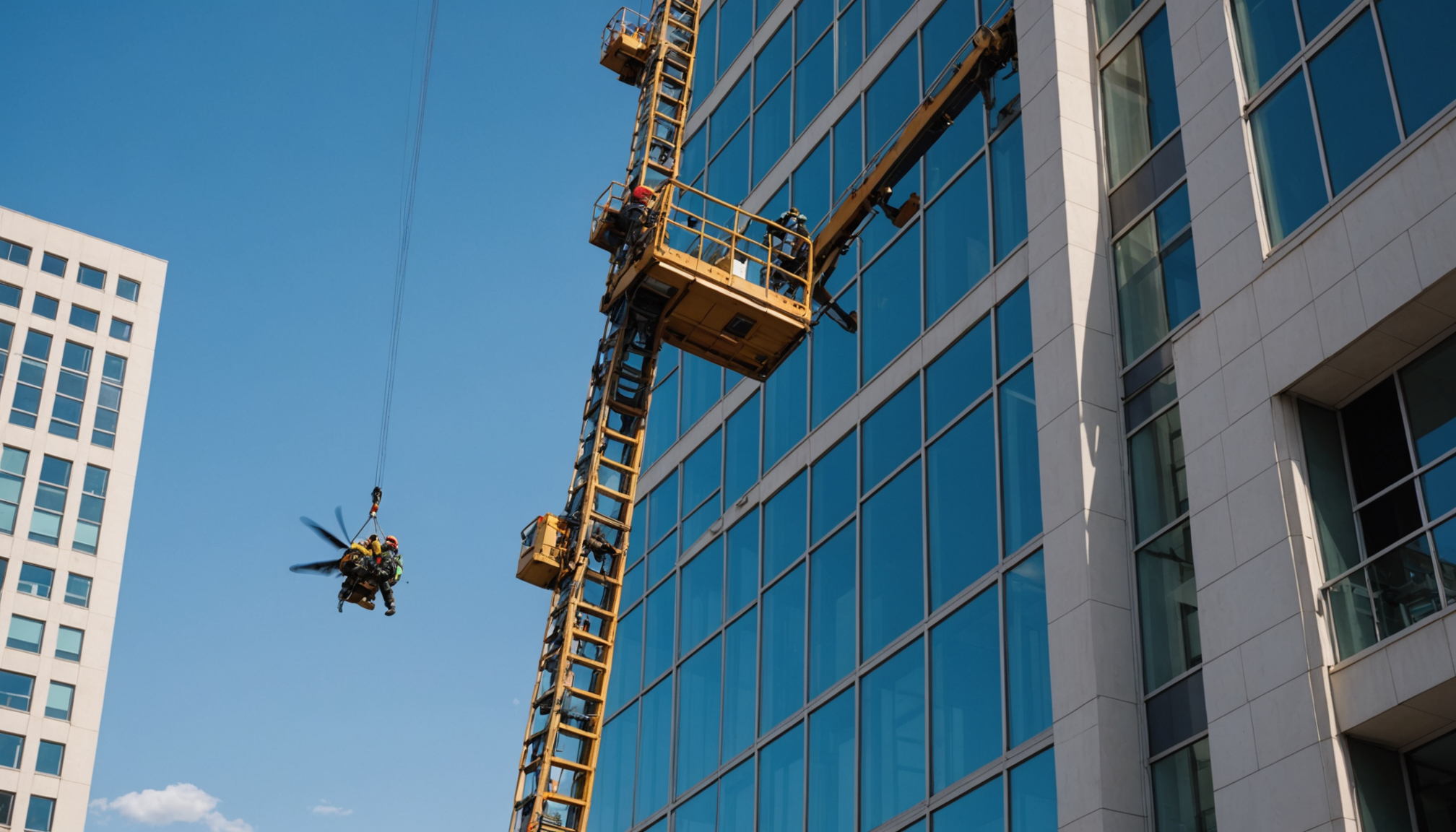 combien coûte l'élimination des nids de guêpes en 2026 ? — l'utilisation d'une nacelle élévatrice pour atteindre des nids