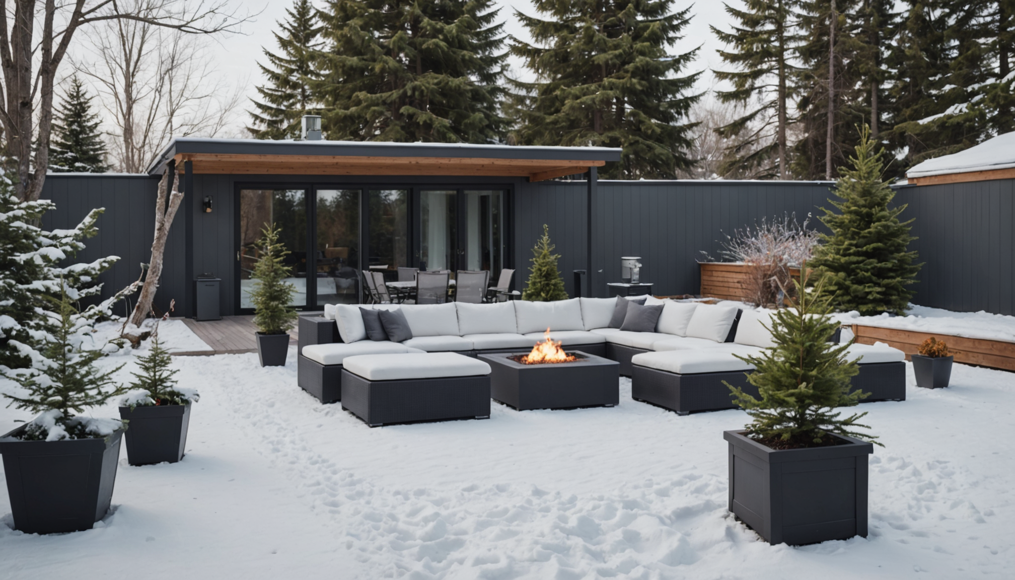 Illustration : la ventilation croisée évite la condensation destructrice. des — 3 concepts d'aménagements extérieurs résistants à l'hiver québécois