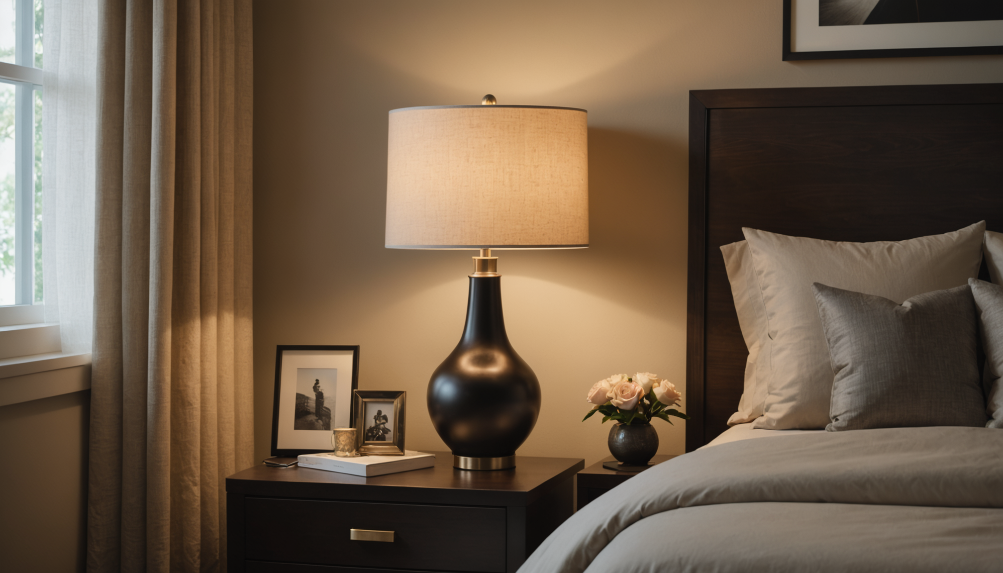 illuminez votre espace avec une lampe de chevet moderne — certains luminaires combinent les deux systèmes, permettant un