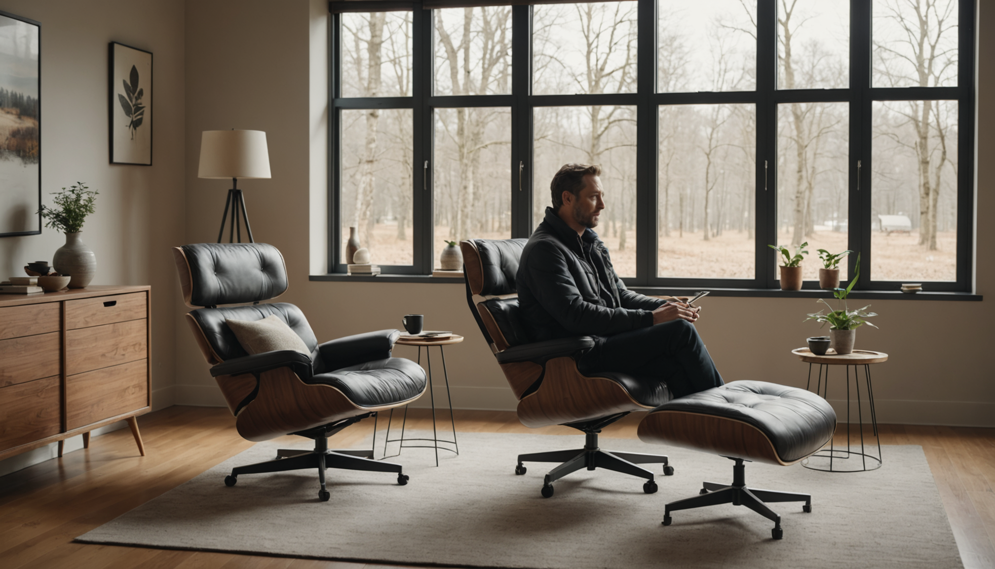 nomadisme moderne : entre cocon domestique et horizons lointains — le mobilier lui-même évolue : moins de bibelots