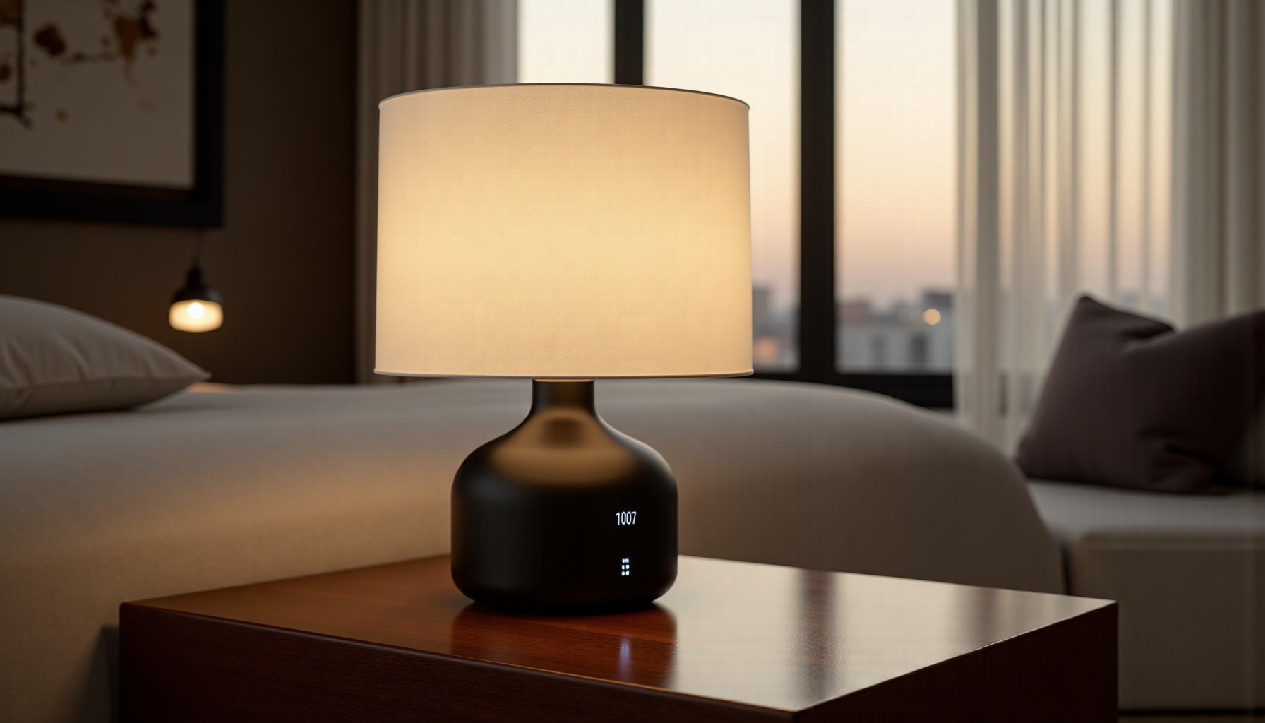 Illustration : les veilleuses intégrées, avec une luminosité inférieure à — lampe de chevet design : l'accessoire ultime pour sublimer votre chambre à coucher