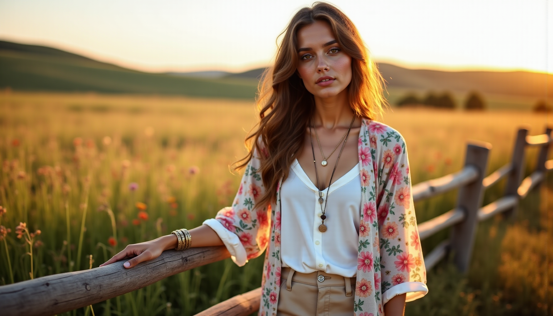 la mode bohème chic reste une valeur sûre du dressing féminin — e coton, lin superposition, mi-saison kimono léger soie,