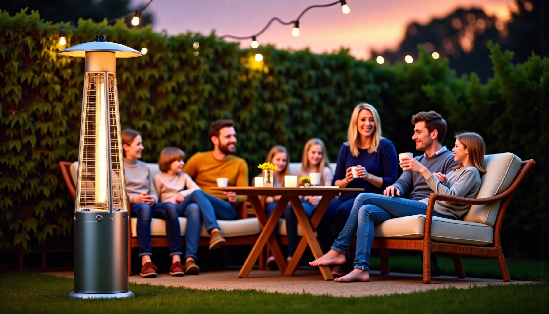 idées d’aménagement pour prolonger vos soirées au jardin — les chauffages d'extérieur électriques ou au gaz diffusent