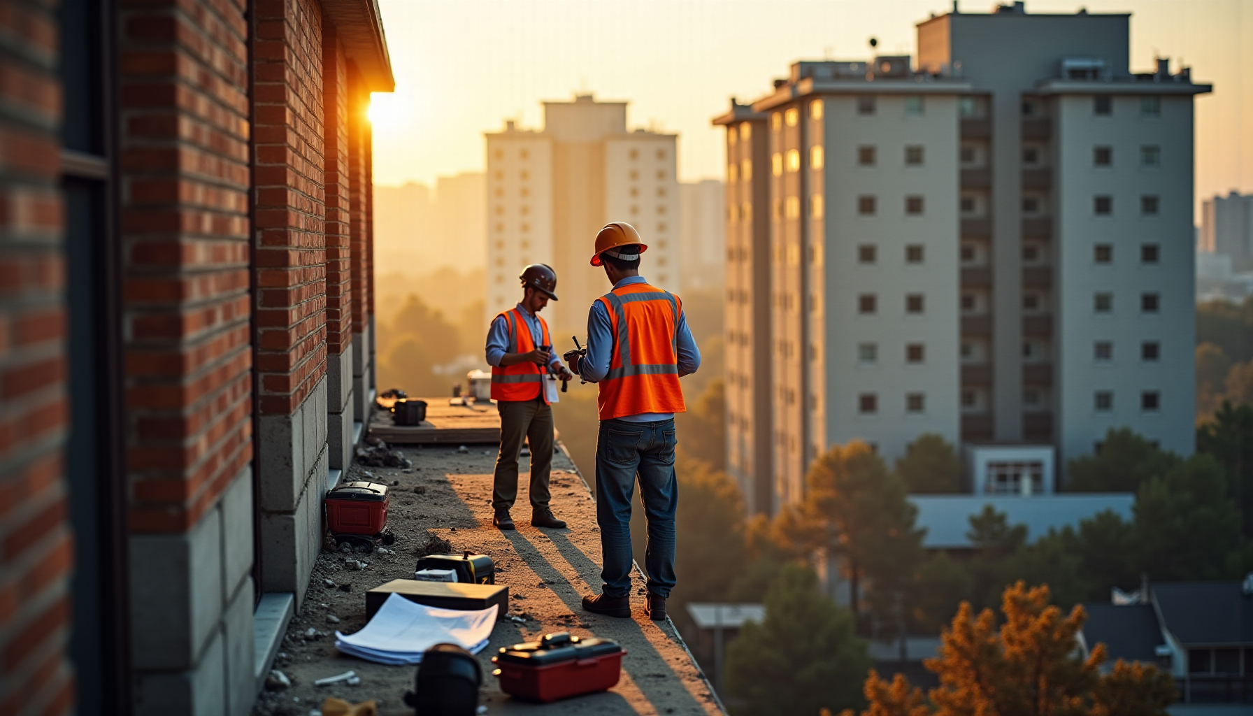 rénover ou reconstruire : dilemme des projets immobiliers — inversement, de nombreux bâtiments construits entre 1950 et