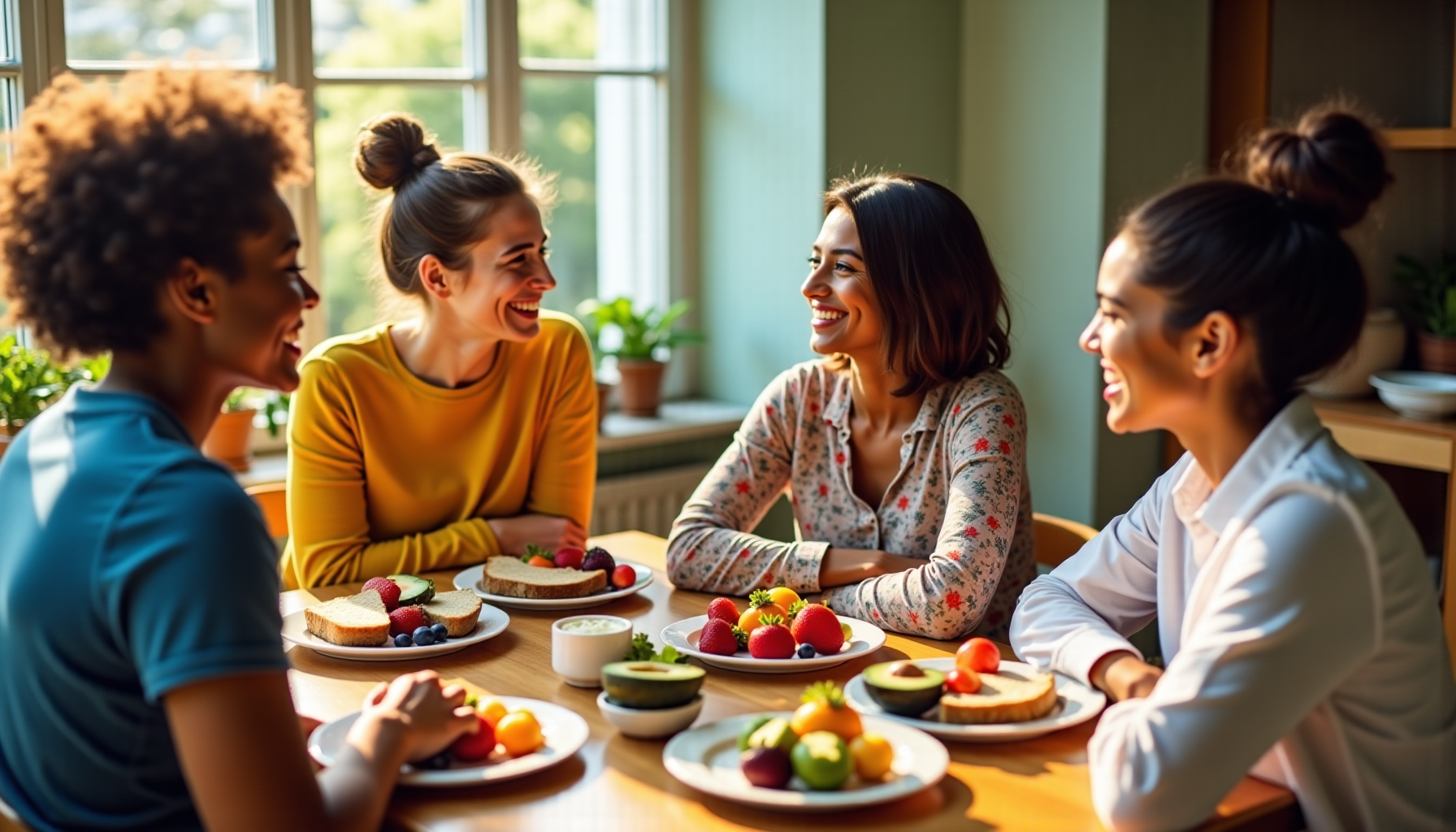 Illustration : ent inévitablement par une attention particulière portée à — équilibrer son alimentation pour un bien-être optimal