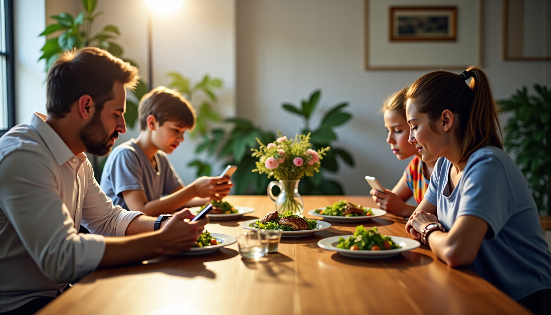 Illustration : minutes proportion de personnes qui consultent leur téléphone — technologie redéfinit nos habitudes quotidiennes