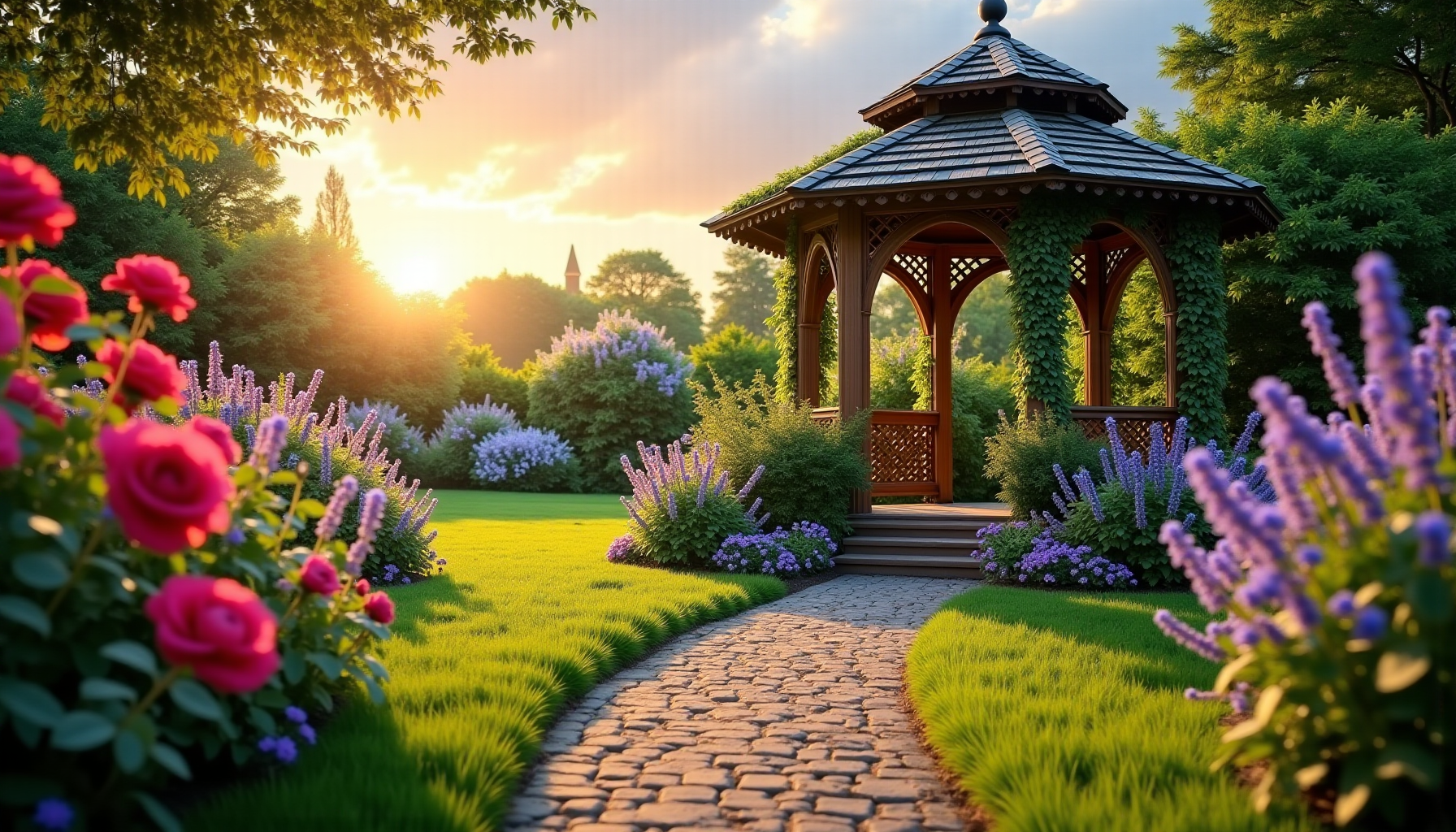 explorez les merveilles des jardins à travers le monde — le jardin anglais adopte une philosophie opposée en