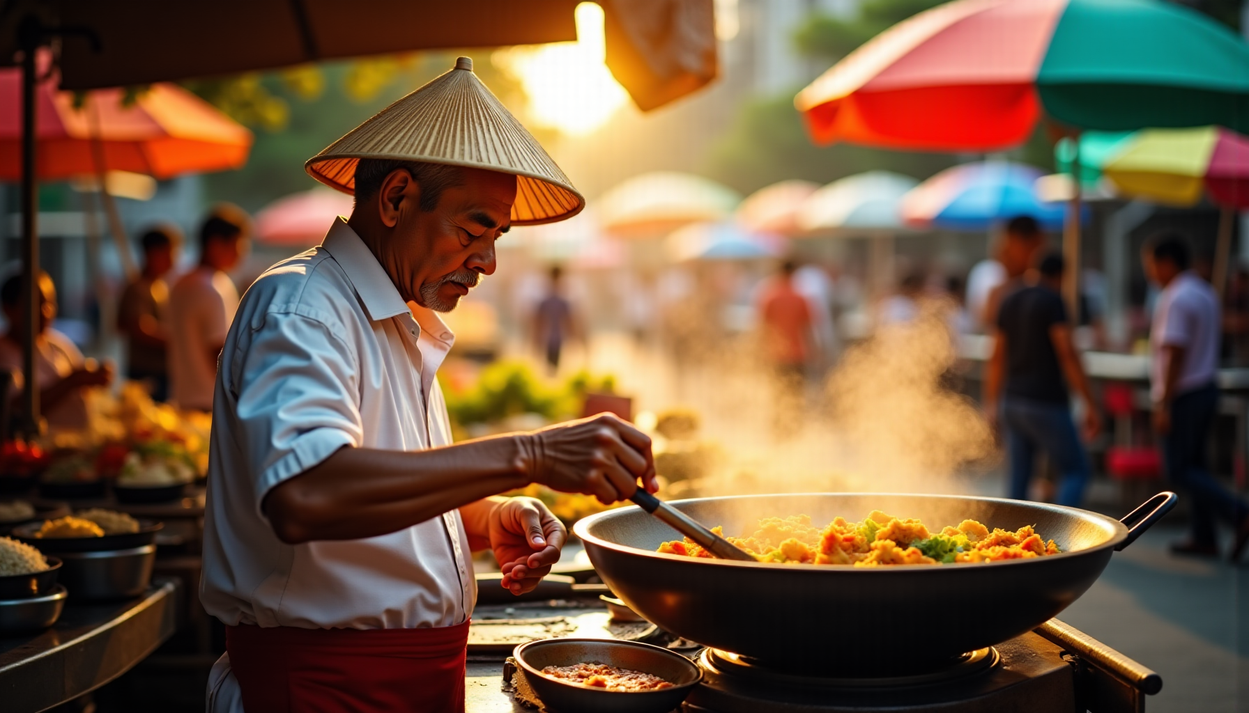 Illustration : dans de nombreux pays, la street food représente — voyage culinaire : 3 secrets pour savourer des plats authentiques