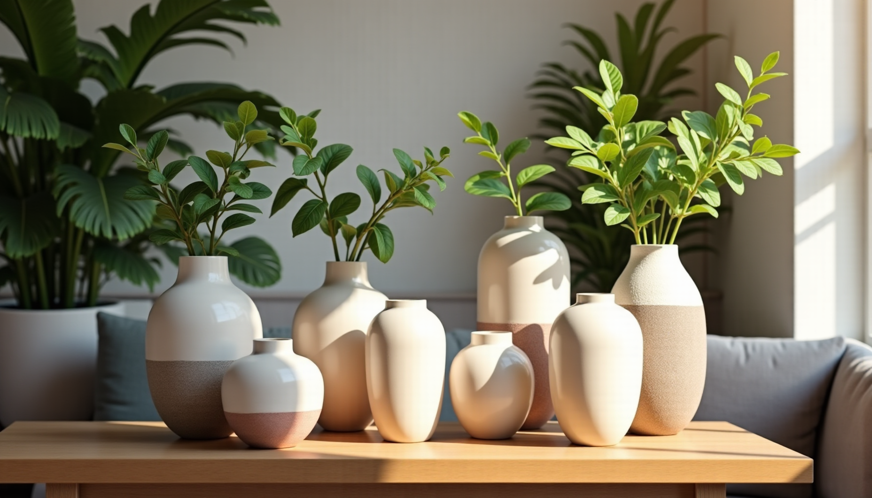 Illustration : vases et cache-pots décoration florale, structuration salon, cuisine, — choisir les accessoires parfaits pour votre intérieur ?