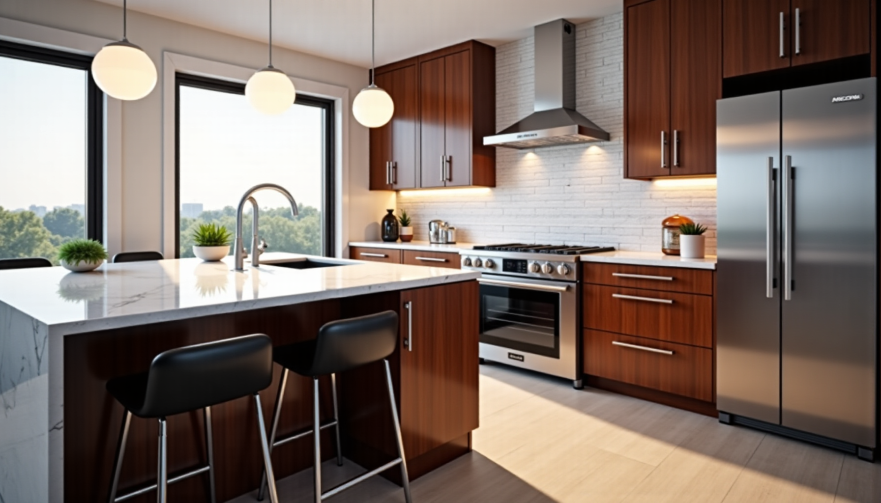 investir en cuisine pour un avenir financier stable — l'encastrement de ces équipements confère une harmonie visuelle