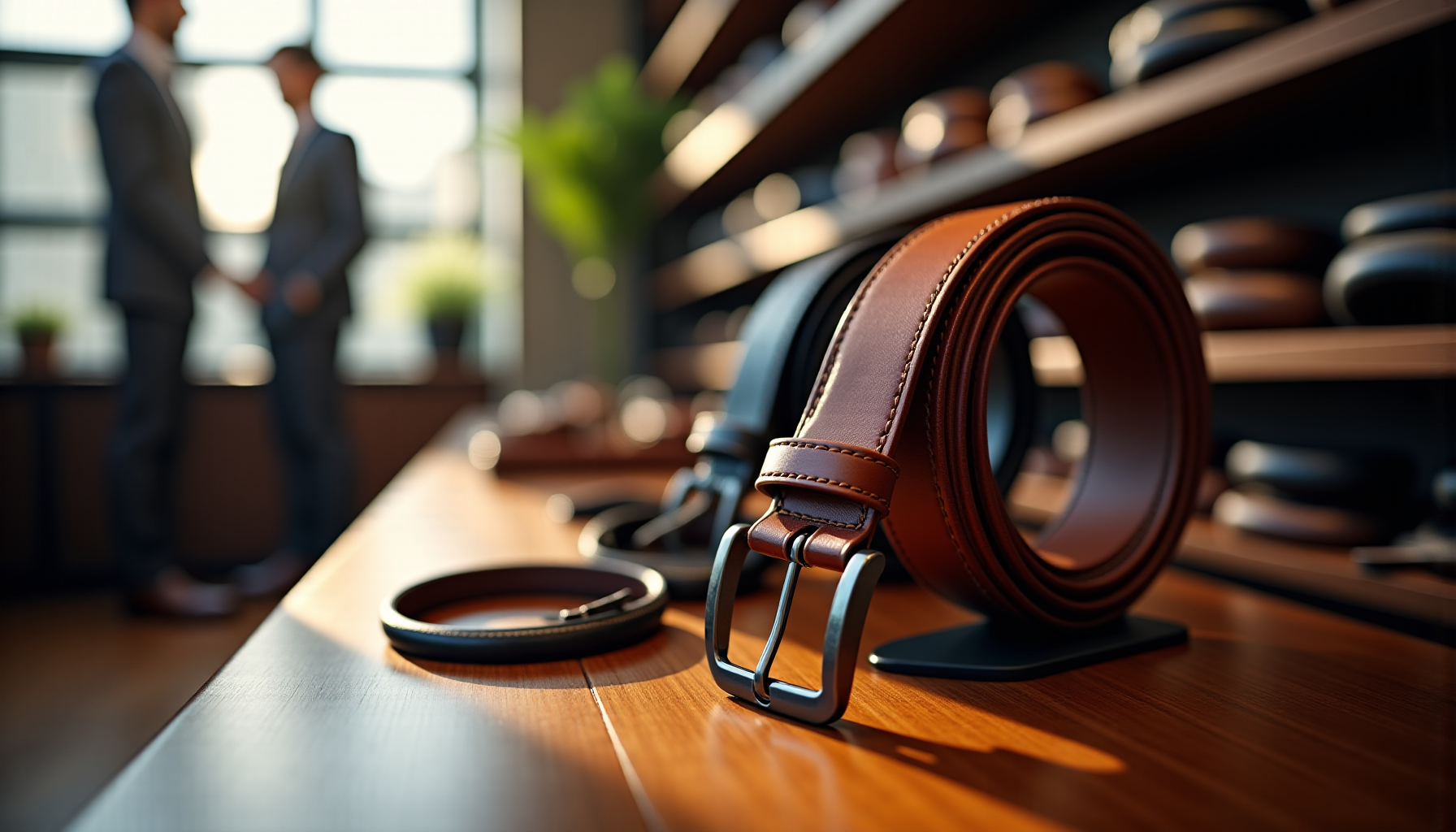 boutique de ceintures en cuir : l'alliance du savoir-faire et de l'élégance masculine — ui le rend idéal pour une ceinture portée
