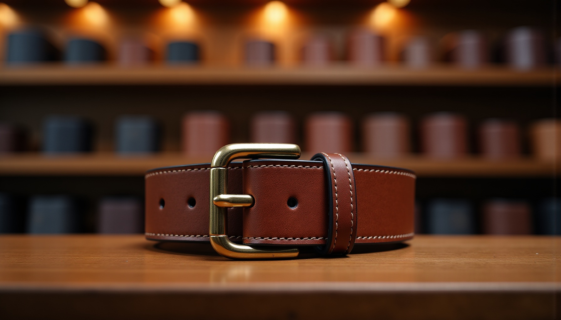 Illustration : la finition de la boucle compte autant que — boutique de ceintures en cuir : l'alliance du savoir-faire et de l'élégance masculine