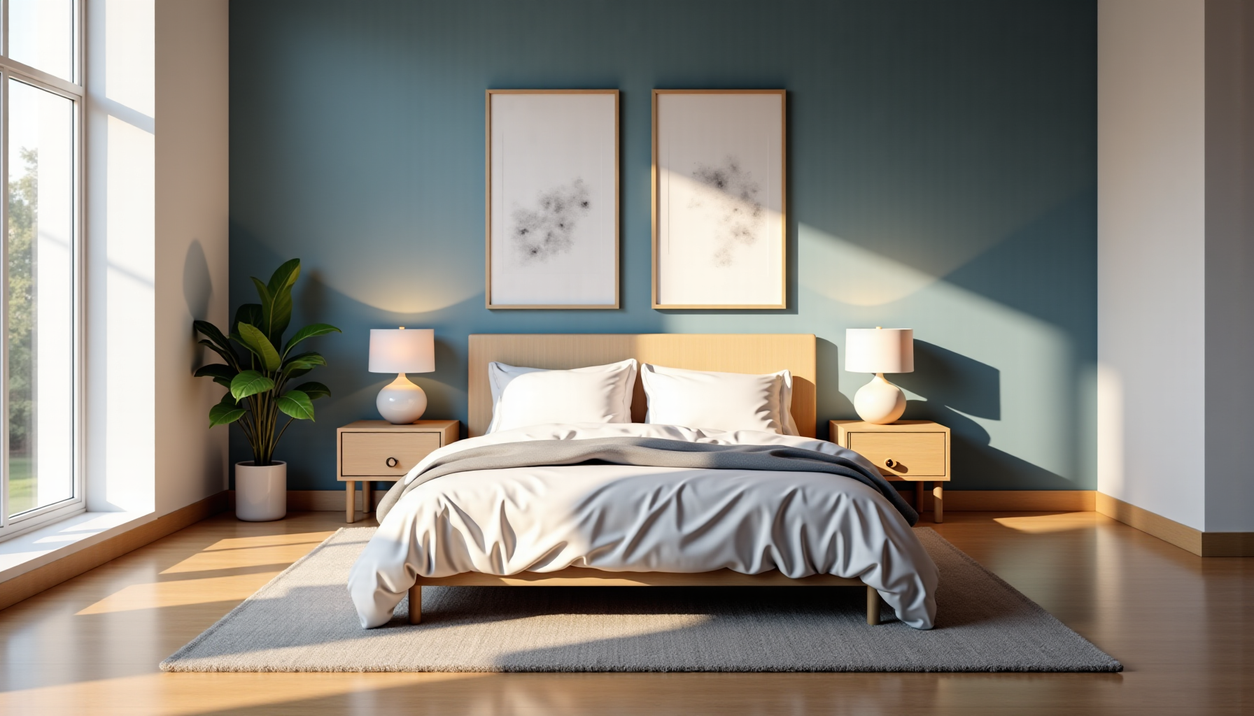 Illustration : dans une chambre, laisser de l'espace de chaque — ce que vous ignorez sur l'art de la décoration intérieure