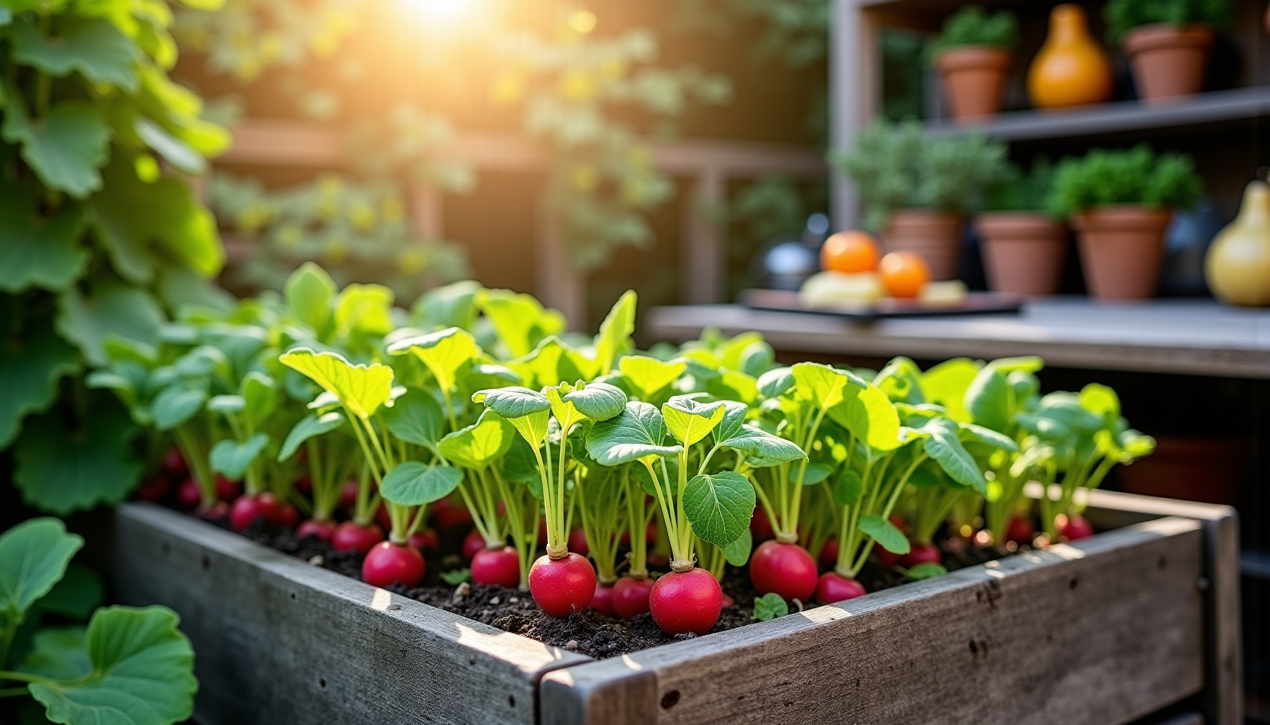 Illustration : semez des haricots 'beurre de rocquencourt', des radis — 10 idées pour marier le potager et la cuisine maison