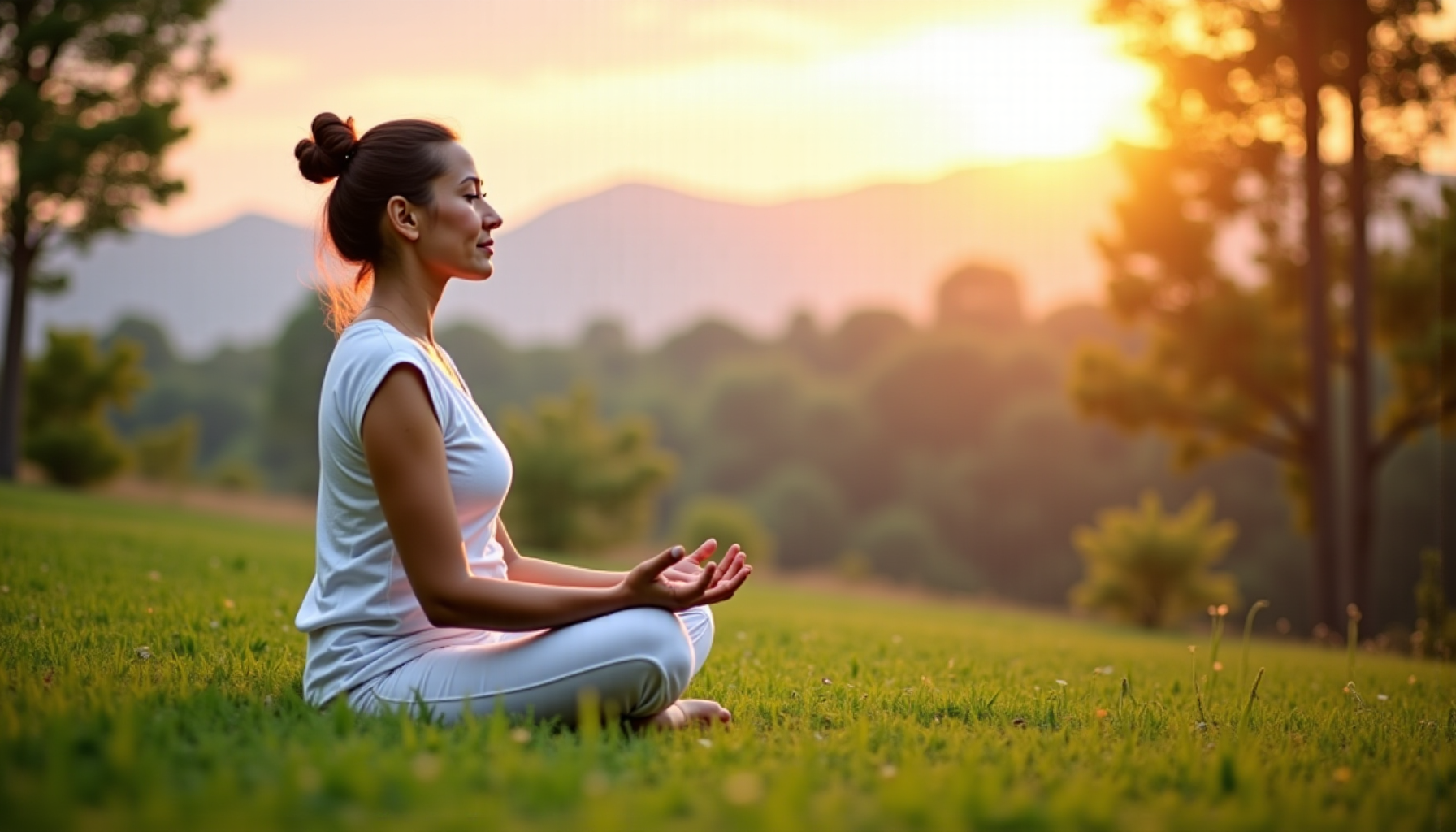 Illustration : des pratiques simples transforment progressivement votre équilibre mental. — la beauté holistique transforme notre bien-être ?
