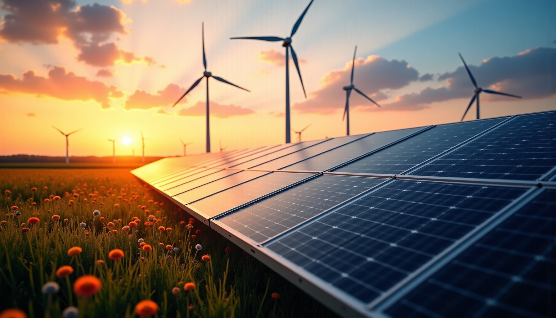 énergie solaire ou éolienne : le duel des renouvelables — la hauteur du mât joue un rôle déterminant.