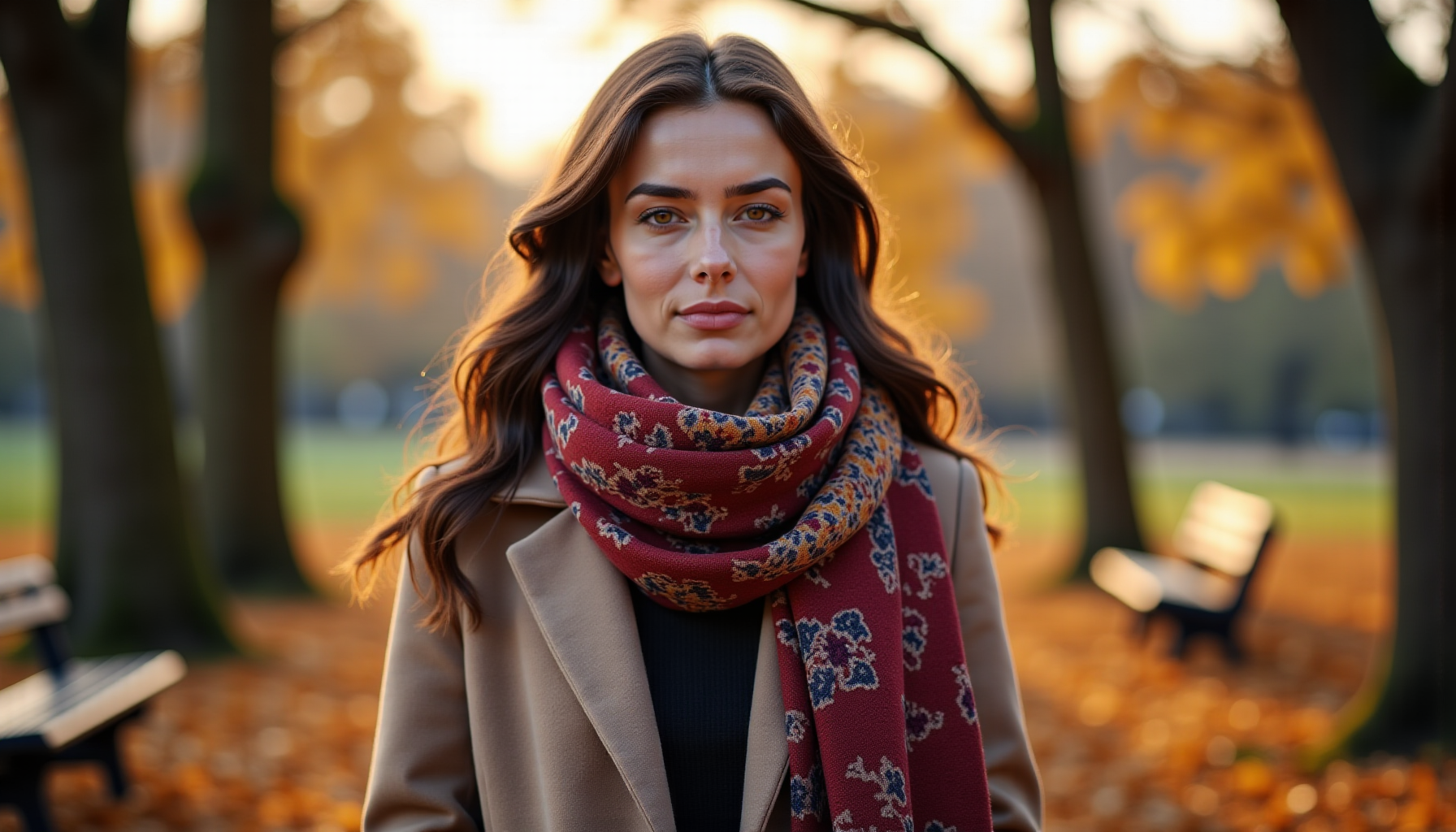 Illustration : l'impression numérique convient davantage aux motifs complexes, aux — idée cadeau pour femmes: l'écharpe personnalisée