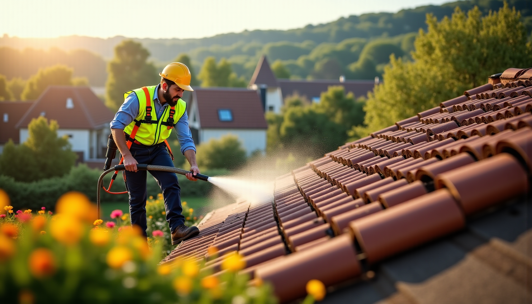 Illustration : outre le rge et qualibat, certains professionnels détiennent — entreprise de démoussage de toiture en france