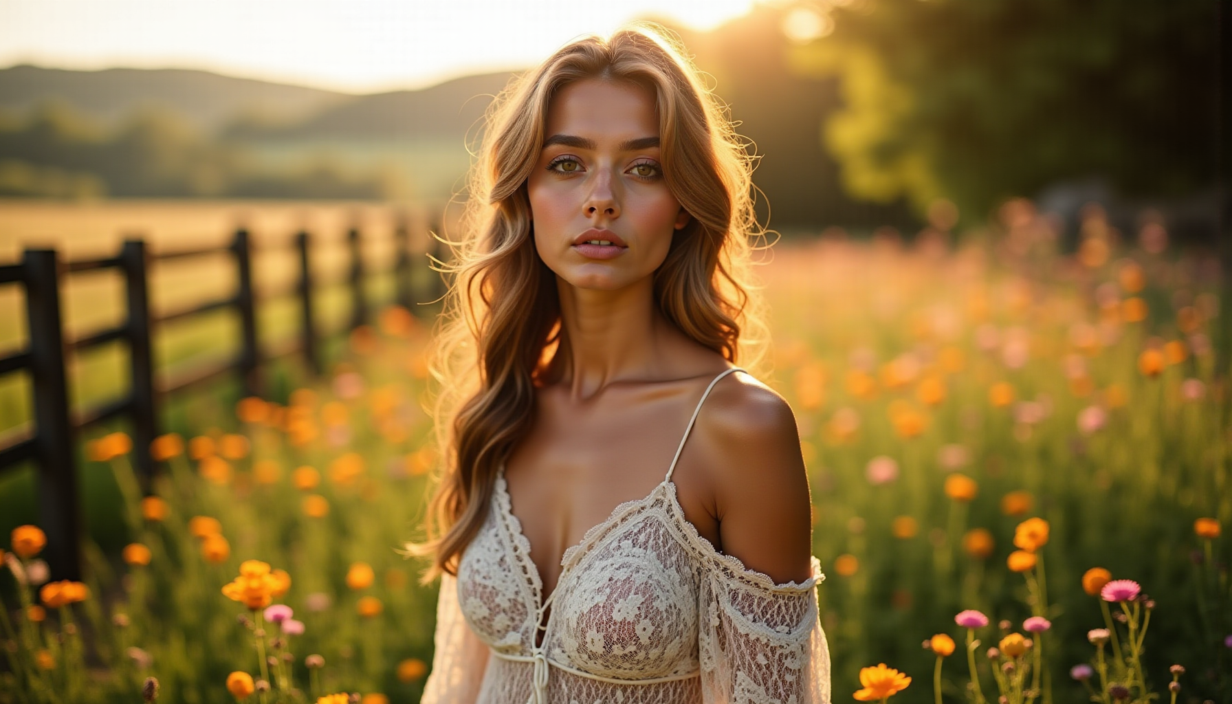 style bohème chic femme : comment trouver le bon équilibre entre naturel et élégance — ures, bottines dentelle féminité, légèreté, romantisme tops, détails