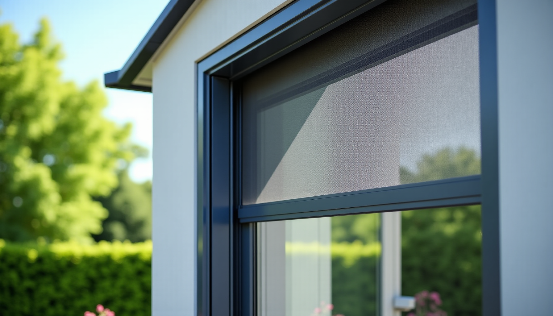 options utiles sur un volet roulant sur mesure : domotique, moustiquaire, coloris &mdash; un volet roulant avec moustiquaire int&eacute;gr&eacute;e offre une