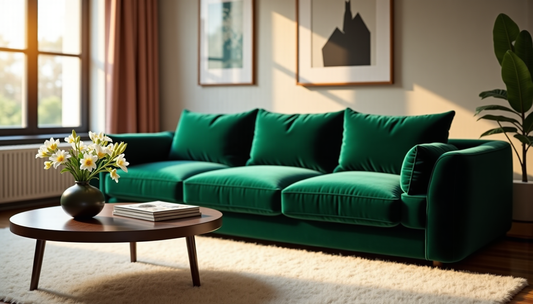 Illustration : le velours connaît un succès retentissant grâce à — plus beaux sofas modulables du moment : tendances et inspirations