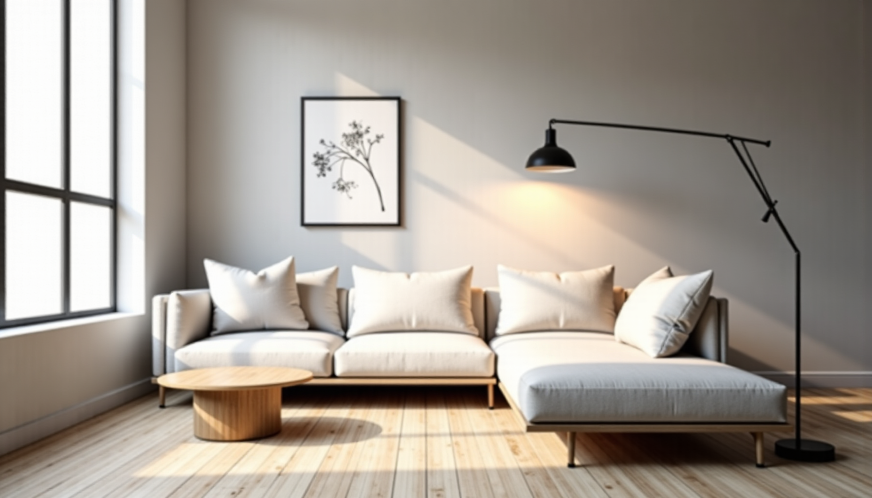 Illustration : l'éclairage artificiel doit être pensé avec soin. des — adopter un style minimaliste chez soi ?