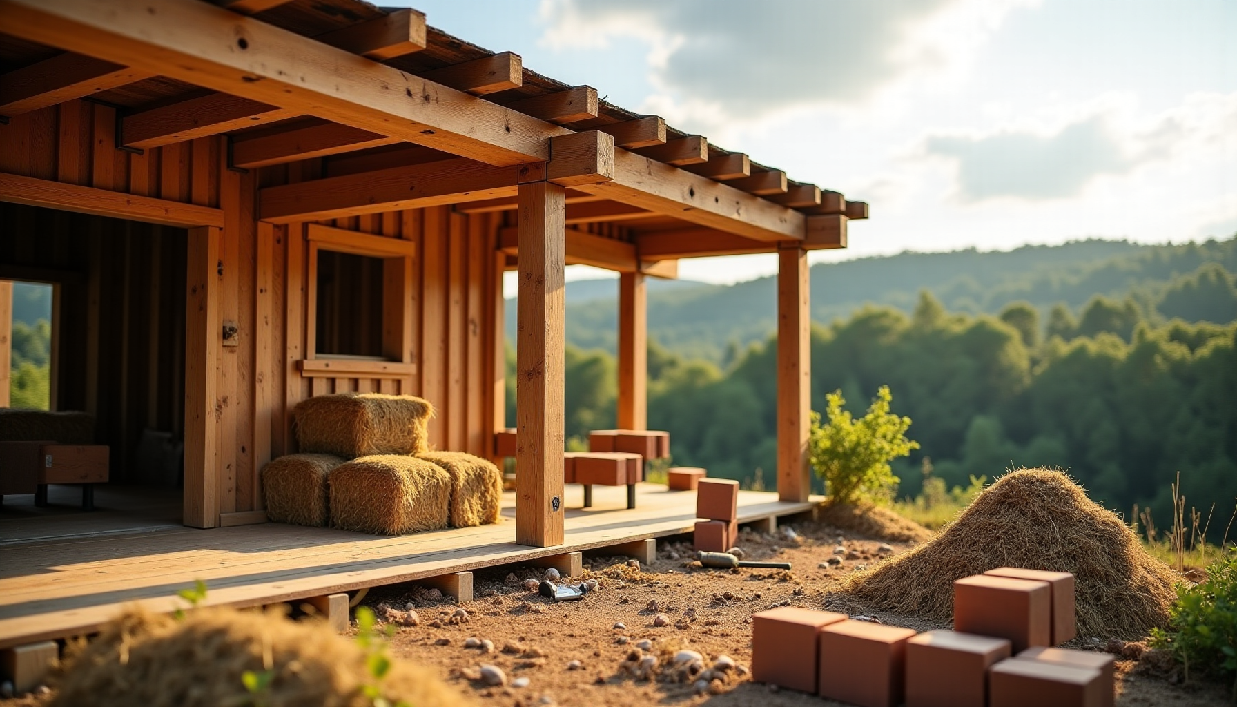 construire une maison écologique aujourd'hui ? — les matériaux naturels affichent souvent une longévité supérieure