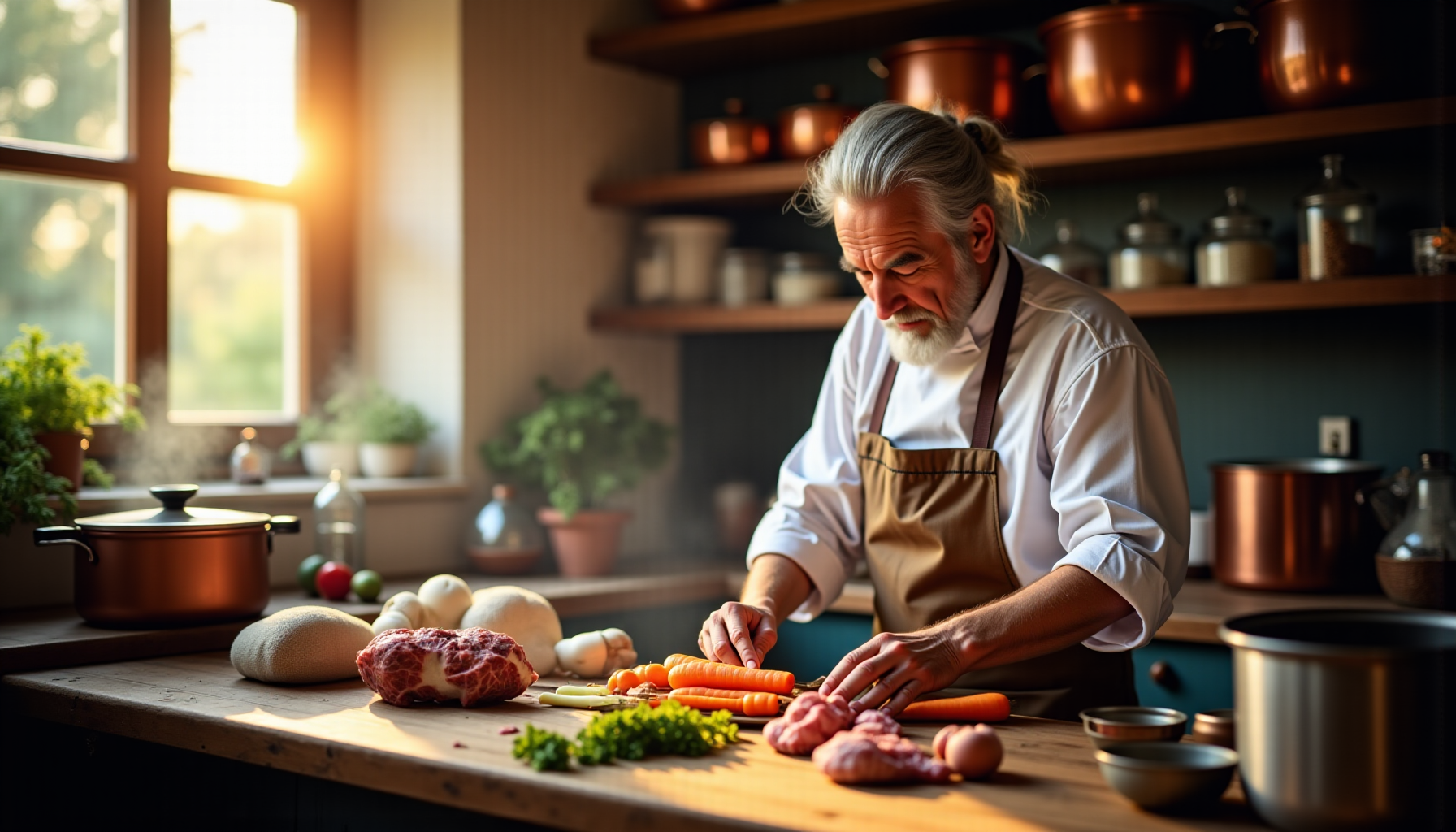 tour de france de la comfort food : spécialités régionales réconfortantes — le kig ha farz, pot-au-feu breton accompagné d'un