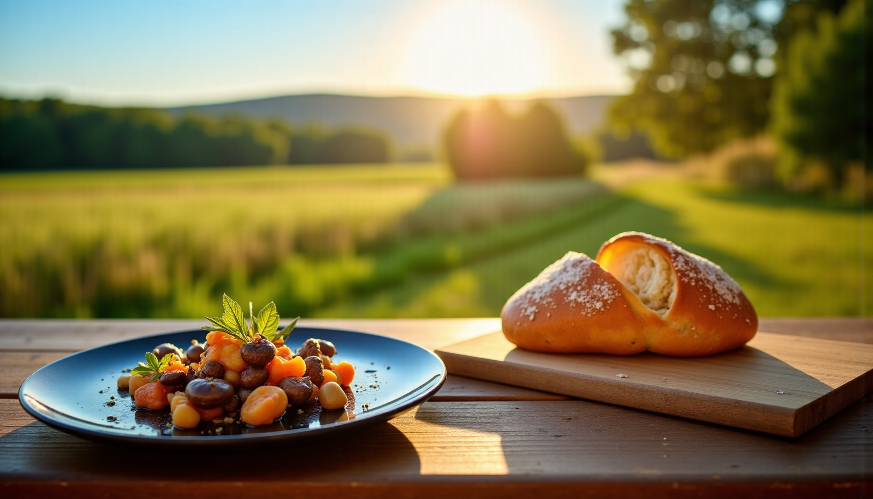 Illustration : aux cèpes : alliance terre-mer du périgord pastis — tour de france de la comfort food : spécialités régionales réconfortantes
