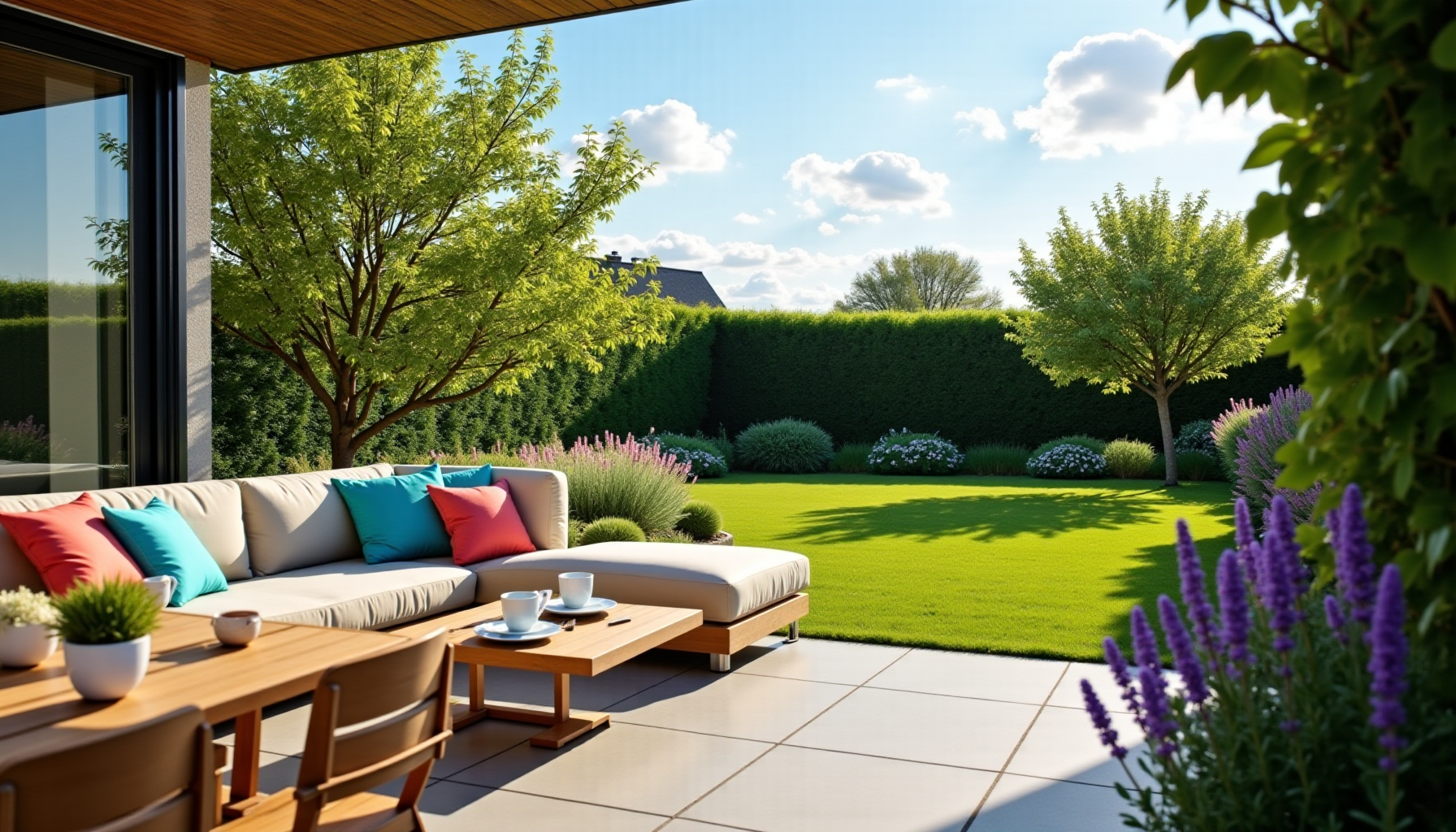 Illustration : la composition de votre foyer influence également cette — jardin ou terrasse : atouts et limites pour votre maison