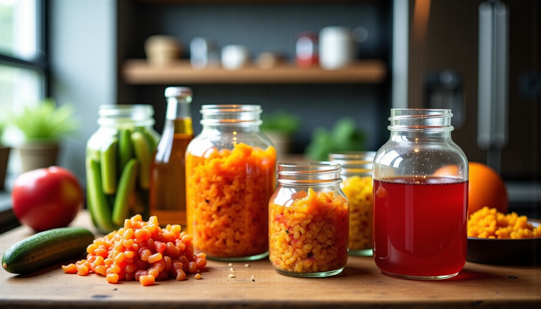 Illustration : tes fermentation légumes, condiments, boissons développement d'umami et — explorez l'art de la gastronomie moderne et ses secrets