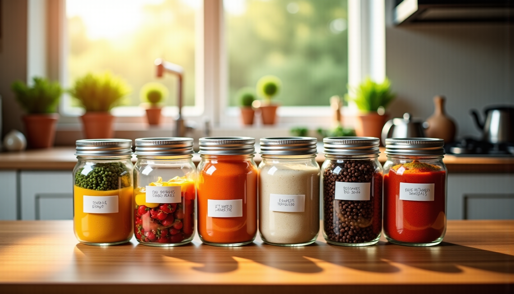 Illustration : investir dans des contenants hermétiques de qualité prolonge — cuisinez chez vous avec des saveurs authentiques et uniques