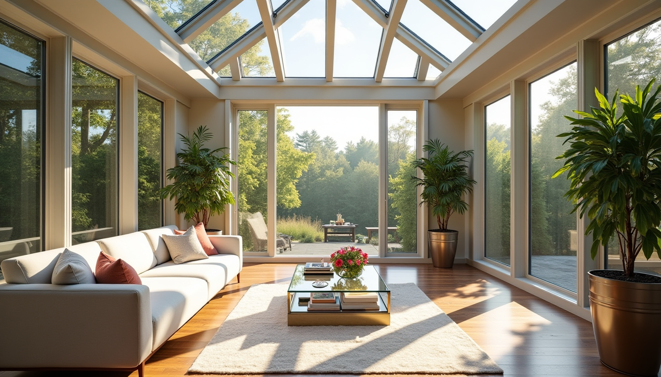 fenêtres horizontales en vinyle : la solution idéale pour votre solarium — la fabrication sur mesure constitue l'un des atouts