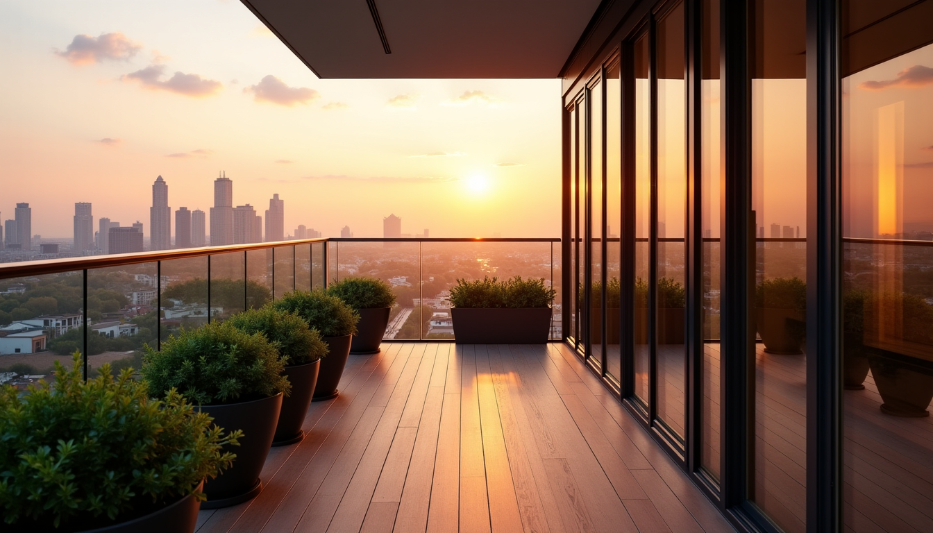 sublimez votre balcon avec des rampes en verre trempé haute performance — au-delà de l'aspect financier, ces installations transforment votre