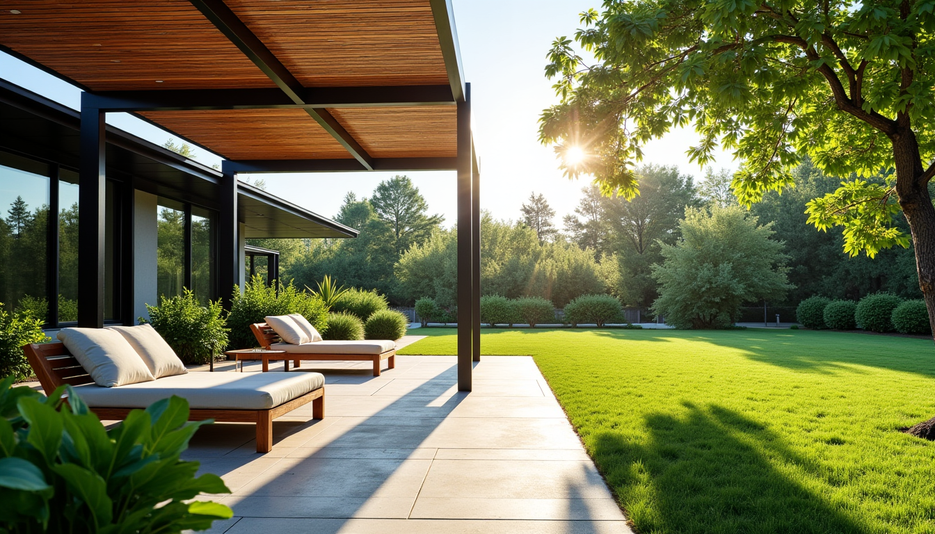 Illustration : elon terrain et accessibilité chauffage infrarouge 500 - — pergola bioclimatique sur mesure : le guide pour concevoir votre projet