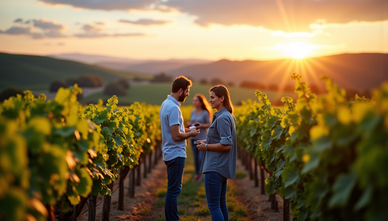 10 saveurs à explorer lors d'un road trip culinaire — une dégustation au domaine permet d'échanger directement avec