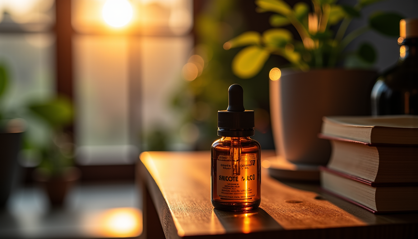 Illustration : le stockage des e-liquides contenant du sel de — qu'est ce que le sel de nicotine ?