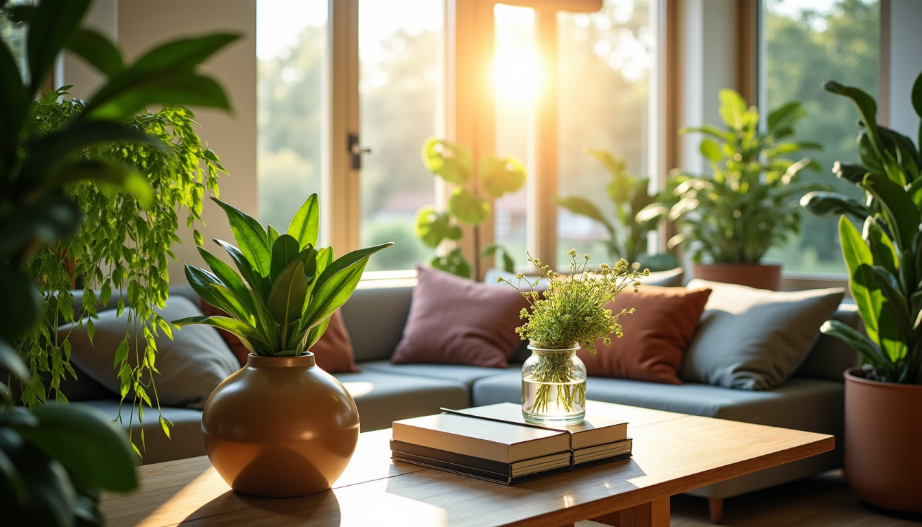 Illustration : les plantules qui se développent au bout des — 5 plantes increvables pour décorer ton intérieur